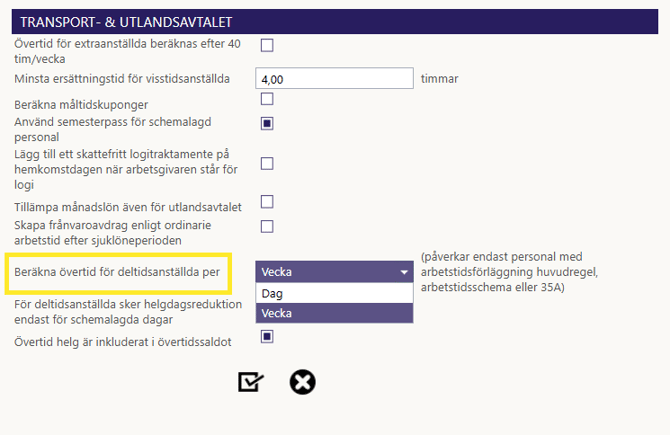 Beräkna övertid